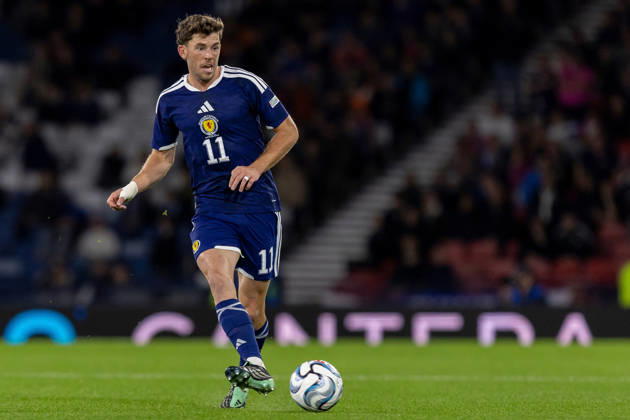 Scotland v Slovenia, UEFA Nations League Ryan Christie of Scotland national team, Nationalteam during the UEFA Nations League League B Group B1 between Scotland and Slovenia. Barclays Hampden, Hampden Park, Glasgow, Scotland. 6 October 2026. Hampden Park Barclays Hampden Glasgow Scotland Editorial use only , Copyright: xColinxPoultneyx PSI-24964-0046