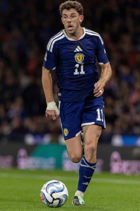 Scotland v Slovenia, UEFA Nations League Ryan Christie of Scotland national team, Nationalteam during the UEFA Nations League League B Group B1 between Scotland and Slovenia. Barclays Hampden, Hampden Park, Glasgow, Scotland. 6 October 2026. Hampden Park Barclays Hampden Glasgow Scotland Editorial use only , Copyright: xColinxPoultneyx PSI-24964-0055