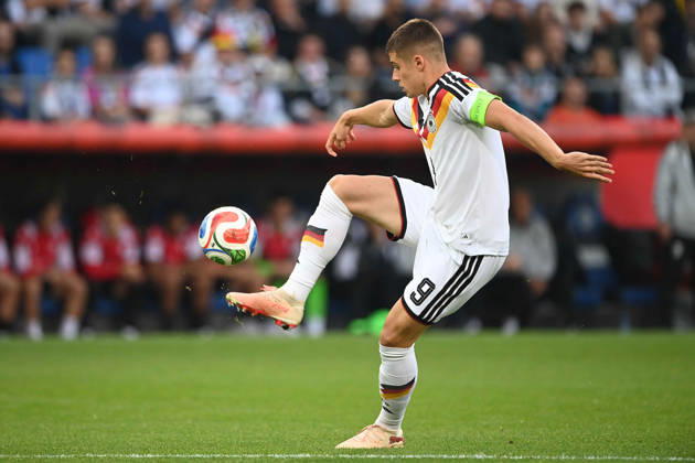Nicolo TRESOLDI (GER) Aktion, Einzelaktion Fussball Laenderspiel, U21, U 21 EM-Qualifikation, Deutschland - Georgien 2-0 am 06.10.2026, Schueco-Arena Bielefeld, Â