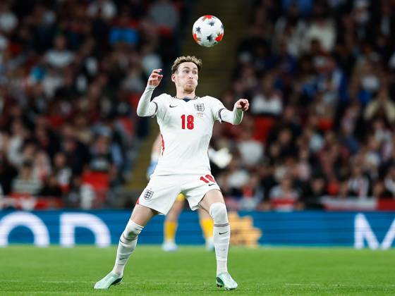 James Garner of England controls the ball England v Czechia, UEFA Nations League, Football, Wembley Stadium, London, UK - 06 Oct 2026London Wembley Stadium United Kingdom  Copyright: xMattxImpey Shutterstockx 17188908fx