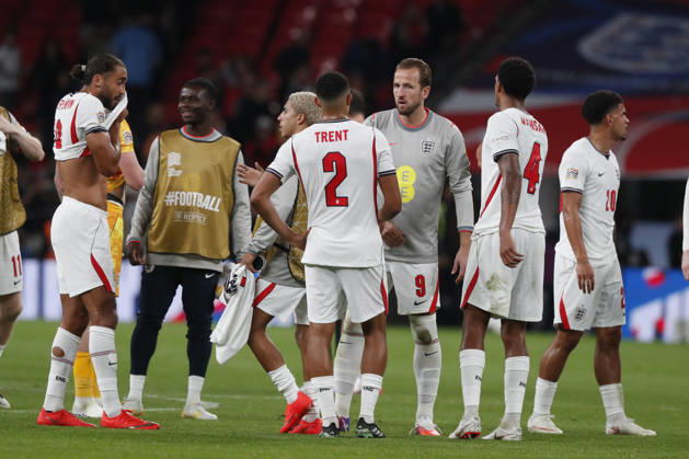 England v Czechia UEFA Nations League The England players at the end of the UEFA Nations League match at Wembley Stadium, London 06 10 2026 UK Newspapers OUT Copyright: xPaulxChestertonx FIL-24030-0030