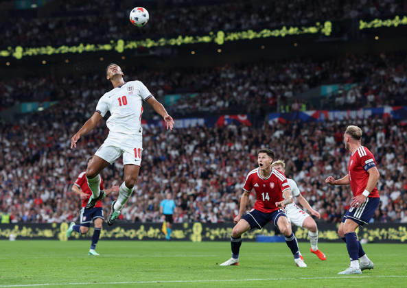 England v Czechia 06 October 2026, London - International Football - UEFA Nations League - England v Czechia - Jude Bellingham of England - Photo: Charlotte Wilson Offside. London UK Copyright: xCharlottexWilsonx xOffsidexOffside