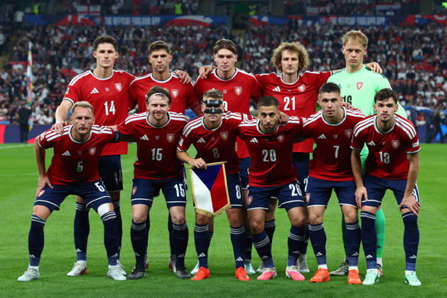 UEFA Nations League: England v Czech Republic LONDON, UK - 6th Oct 2026: Czech Republic starting line-up pose for a photo ahead of the UEFA Nations League Group A3 match between England and Czech Republic at Wembley Stadium London Wembley Stadium England United Kingdom Copyright: xCraigxMercerx xPeakxActionxPhotosx