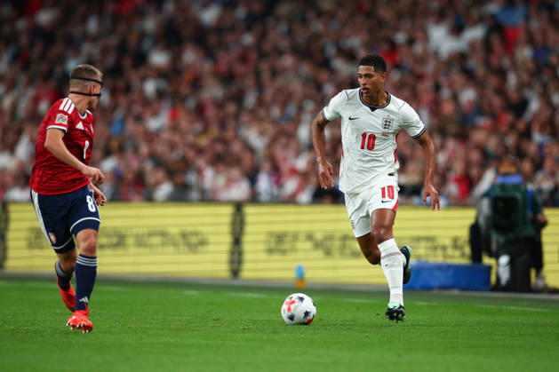 UEFA Nations League: England v Czech Republic LONDON, UK - 6th Oct 2026: Jude Bellingham of England in action during the UEFA Nations League Group A3 match between England and Czech Republic at Wembley Stadium London Wembley Stadium England United Kingdom Copyright: xCraigxMercerx xPeakxActionxPhotosx