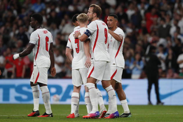 England v Czechia UEFA Nations League Harry Kane of England celebrates scoring his sides 2nd goal during the UEFA Nations League match at Wembley Stadium, London 06 10 2026 UK Newspapers OUT Copyright: xPaulxChestertonx FIL-24030-0146