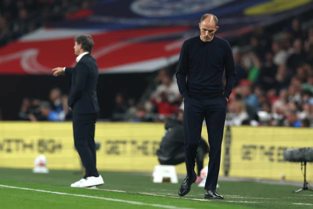 England v Czech Republic, UEFA Nations League Thomas Tuchel, Manager of England reacts during the England v Czech Republic UEFA Nations League Group 3 match at Wembley Stadium, London, England on 6 October 2026 Credit: Tiego Grenho Every Second Media Editorial use only. All images are copyright Every Second Media Limited. No images may be reproduced without prior permission. Copyright: xIMAGO EveryxSecondxMediax ESM-2201-0073 TiegoxGrenhox xEveryxSecondxMediax