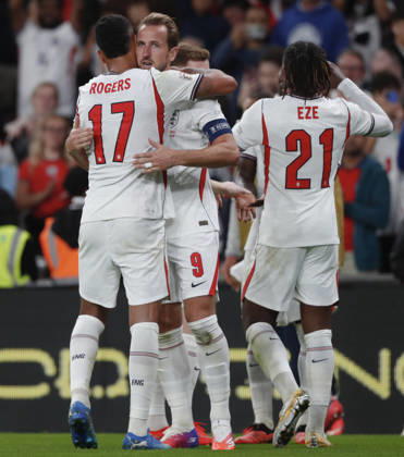 England v Czechia UEFA Nations League Harry Kane of England celebrates scoring his side™s 3rd goal during the UEFA Nations League match at Wembley Stadium, London 06 10 2026 UK Newspapers OUT Copyright: xPaulxChestertonx FIL-24030-0170