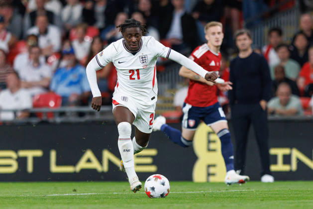 England v Czechia UEFA Nations League, Tuesday 6th October 2026: Eberechi Eze of England on the ball during the UEFA Nations League Group C Fixture between England and Czechia at Wembley Stadium, Wembley in London, England. (Photo by Alex Ferrelly Sports Press Photo) Copyright: xAlexxFerrelly SportsxPressxPhotox Sportspressphoto_SPR247540