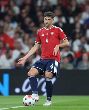 UEFA Nations League - England v Czechia LONDON, ENGLAND, OCTOBER 6: Robin Hranac of Czechia national team, Nationalteam on the ball during The UEFA Nations League match in Group A3 between England v Czechia at Wembley Stadium, London, England, on October 6. (Photo by Daniel Weir) London Wembley Stadium England Copyright: xDanielxWeir SportsxPressxPhotox Sportspressphoto_SPR247590