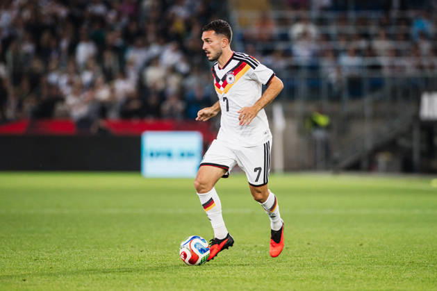 U21, U 21 EM-Qualifikation: Deutschland - Georgien, 06.10.2026 Arijon Ibrahimović (Deutschland, 7) Freistelleri; Fußball, EM-Qualifikation U 21, 10. Spieltag: Deutschland vs. Georgien am 06.10.2026, Bielefeld DFB REGULATIONS PROHIBIT ANY USE OF PHOTOGRAPHS AS IMAGE SEQUENCES AND OR QUASI-VIDEO. Copyright: xBEAUTIFULxSPORTS Tonhäuserx