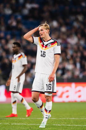 U21, U 21 EM-Qualifikation: Deutschland - Georgien, 06.10.2026 Aljoscha Kemlein (Deutschland, 16) Freisteller; Fußball, EM-Qualifikation U 21, 10. Spieltag: Deutschland vs. Georgien am 06.10.2026, Bielefeld DFB REGULATIONS PROHIBIT ANY USE OF PHOTOGRAPHS AS IMAGE SEQUENCES AND OR QUASI-VIDEO. Copyright: xBEAUTIFULxSPORTS Tonhäuserx