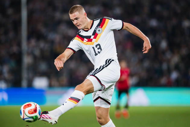 U21, U 21 EM-Qualifikation: Deutschland - Georgien, 06.10.2026 Tom Rothe (Deutschland, 13), Freisteller, schießt; Fußball, EM-Qualifikation U 21, 10. Spieltag: Deutschland vs. Georgien am 06.10.2026, Bielefeld DFB REGULATIONS PROHIBIT ANY USE OF PHOTOGRAPHS AS IMAGE SEQUENCES AND OR QUASI-VIDEO. Copyright: xBEAUTIFULxSPORTS Tonhäuserx