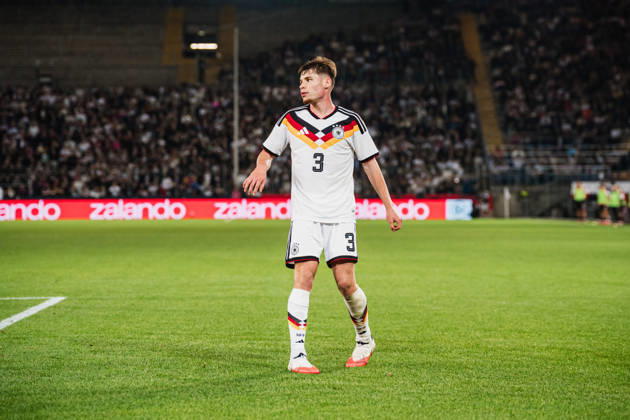 U21, U 21 EM-Qualifikation: Deutschland - Georgien, 06.10.2026 Lukas Ullrich (Deutschland, 3) Freisteller; Fußball, EM-Qualifikation U 21, 10. Spieltag: Deutschland vs. Georgien am 06.10.2026, Bielefeld DFB REGULATIONS PROHIBIT ANY USE OF PHOTOGRAPHS AS IMAGE SEQUENCES AND OR QUASI-VIDEO. Copyright: xBEAUTIFULxSPORTS Tonhäuserx