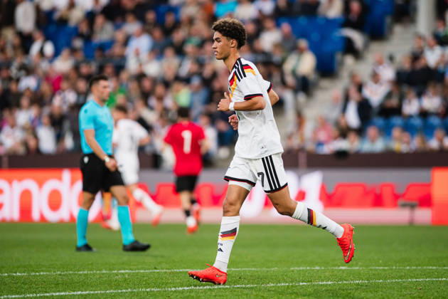 U21, U 21 EM-Qualifikation: Deutschland - Georgien, 06.10.2026 Noah Darvich (Deutschland, 17) Freisteller; Fußball, EM-Qualifikation U 21, 10. Spieltag: Deutschland vs. Georgien am 06.10.2026, Bielefeld DFB REGULATIONS PROHIBIT ANY USE OF PHOTOGRAPHS AS IMAGE SEQUENCES AND OR QUASI-VIDEO. Copyright: xBEAUTIFULxSPORTS Tonhäuserx