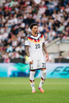 U21, U 21 EM-Qualifikation: Deutschland - Georgien, 06.10.2026 Freisteller, Nnamdi Collins (Deutschland, 20); Fußball, EM-Qualifikation U 21, 10. Spieltag: Deutschland vs. Georgien am 06.10.2026, Bielefeld DFB REGULATIONS PROHIBIT ANY USE OF PHOTOGRAPHS AS IMAGE SEQUENCES AND OR QUASI-VIDEO. Copyright: xBEAUTIFULxSPORTS Tonhäuserx
