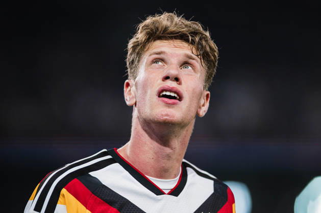 U21, U 21 EM-Qualifikation: Deutschland - Georgien, 06.10.2026 Elias Baum (Deutschland, 2) Freisteller; Fußball, EM-Qualifikation U 21, 10. Spieltag: Deutschland vs. Georgien am 06.10.2026, Bielefeld DFB REGULATIONS PROHIBIT ANY USE OF PHOTOGRAPHS AS IMAGE SEQUENCES AND OR QUASI-VIDEO. Copyright: xBEAUTIFULxSPORTS Tonhäuserx
