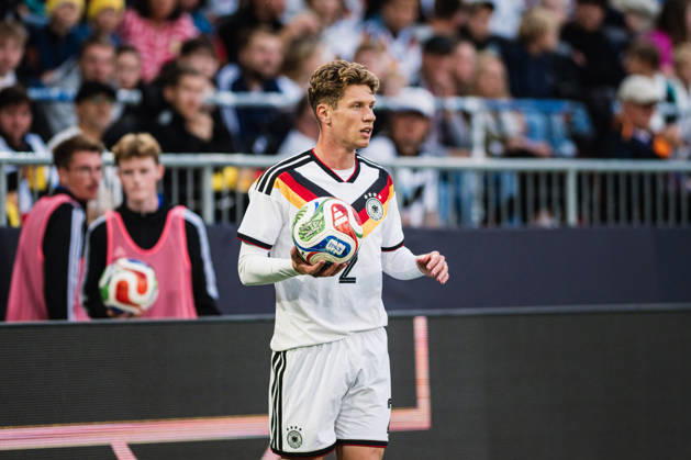 U21, U 21 EM-Qualifikation: Deutschland - Georgien, 06.10.2026 Freisteller, Elias Baum (Deutschland, 2); Fußball, EM-Qualifikation U 21, 10. Spieltag: Deutschland vs. Georgien am 06.10.2026, Bielefeld DFB REGULATIONS PROHIBIT ANY USE OF PHOTOGRAPHS AS IMAGE SEQUENCES AND OR QUASI-VIDEO. Copyright: xBEAUTIFULxSPORTS Tonhäuserx
