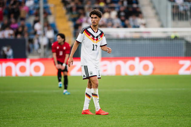 U21, U 21 EM-Qualifikation: Deutschland - Georgien, 06.10.2026 Noah Darvich (Deutschland, 17) Freisteller; Fußball, EM-Qualifikation U 21, 10. Spieltag: Deutschland vs. Georgien am 06.10.2026, Bielefeld DFB REGULATIONS PROHIBIT ANY USE OF PHOTOGRAPHS AS IMAGE SEQUENCES AND OR QUASI-VIDEO. Copyright: xBEAUTIFULxSPORTS Tonhäuserx
