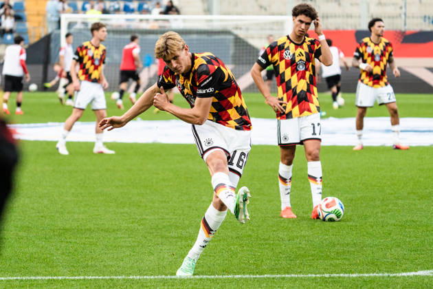 Deutschland: U21, U 21 EM-Qualifikation 2026 2027, Deutschland U21 vs. Georgien U21, Nationalmannschaft, DFB Länderspiel Dienstag 27.03.2026, Schüco Arena, Bielefeld Aljoscha Kemlein Copyright: xCelinaxLeiersx