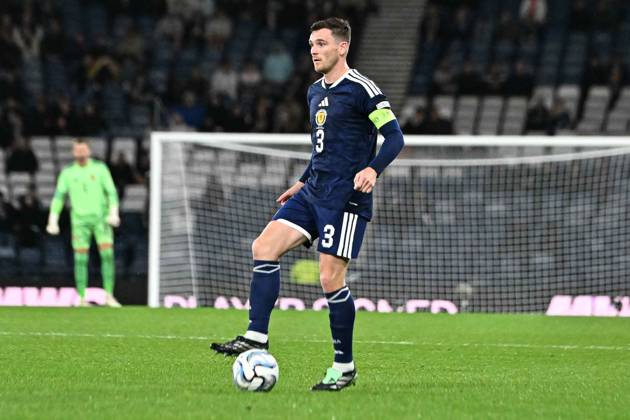 Scotland v Slovenia UEFA Nations League Andrew Robertson of Scotland during the UEFA Nations League match at Barclays Hampden, Glasgow 06 10 2026 UK Newspapers OUT Copyright: xJamiexJohnstonx FIL-24032-0109