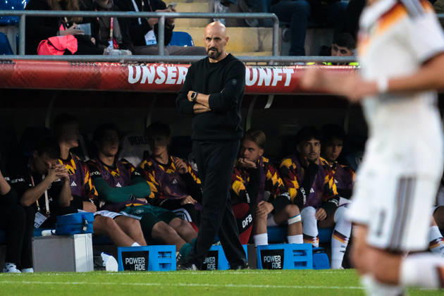 Deutschland: U21, U 21 EM-Qualifikation 2026 2027, Deutschland U21 vs. Georgien U21, Nationalmannschaft, DFB Länderspiel Dienstag 07.10.2026, Schüco Arena, Bielefeld Antonio di Salvo (Cheftrainer) Copyright: xCelinaxLeiersx