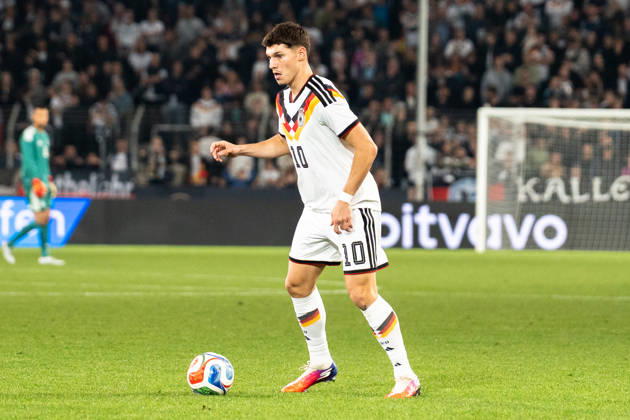Deutschland: U21, U 21 EM-Qualifikation 2026 2027, Deutschland U21 vs. Georgien U21, Nationalmannschaft, DFB Länderspiel Dienstag 07.10.2026, Schüco Arena, Bielefeld Mert Kömür Copyright: xCelinaxLeiersx