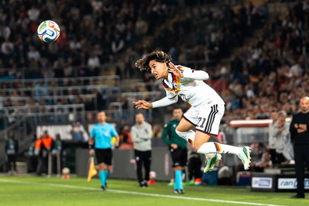 Deutschland: U21, U 21 EM-Qualifikation 2026 2027, Deutschland U21 vs. Georgien U21, Nationalmannschaft, DFB Länderspiel Dienstag 07.10.2026, Schüco Arena, Bielefeld Wael Mohya Copyright: xCelinaxLeiersx