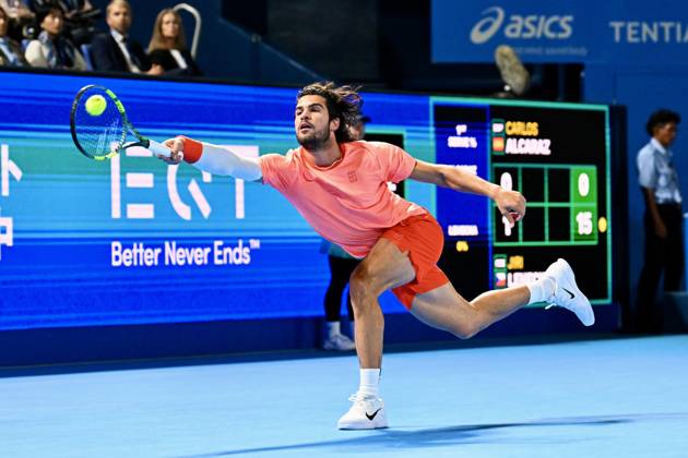 Carlos ALCARAZ (ESP), OCTOBER 6, 2026 - Tennis : Kinoshita Group Japan Open Tennis Championships 2026 Men s Singles Final at Ariake Coliseum, Tokyo, Japan. Noxthirdxpartyxsales aflo_353753591 KenjiroxMatsuox