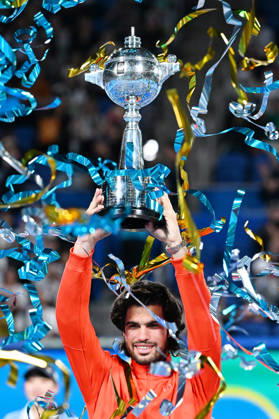 Carlos ALCARAZ (ESP), OCTOBER 6, 2026 - Tennis : Kinoshita Group Japan Open Tennis Championships 2026 Men s Singles award ceremony at Ariake Coliseum, Tokyo, Japan. Noxthirdxpartyxsales aflo_353764474 KenjiroxMatsuox