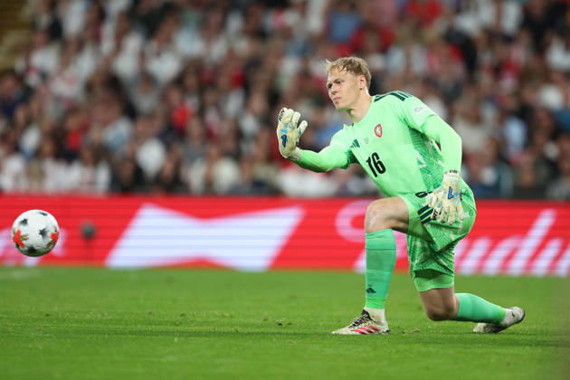 England v Czechia 06 October 2026, London - International Football - UEFA Nations League - England v Czechia - Czechia goalkeeper Lukas Hornicek - Photo: Charlotte Wilson Offside. London UK Copyright: xCharlottexWilsonx xOffsidexOffside