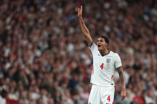 England v Czechia 06 October 2026, London - International Football - UEFA Nations League - England v Czechia - Jarell Quansah of England - Photo: Charlotte Wilson Offside. London UK Copyright: xCharlottexWilsonx xOffsidexOffside