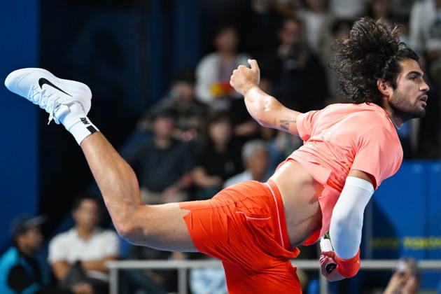 Carlos ALCARAZ (ESP), OCTOBER 6, 2026 - Tennis : Kinoshita Group Japan Open Tennis Championships 2026 Men s Singles Final at Ariake Coliseum, Tokyo, Japan. Noxthirdxpartyxsales aflo_353764647 KenjiroxMatsuox