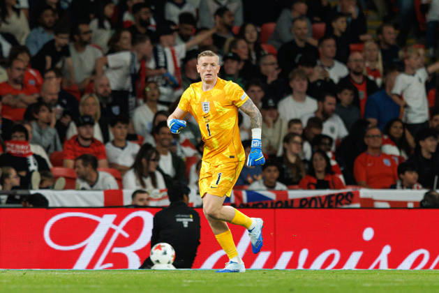England v Czechia UEFA Nations League, Tuesday 6th October 2026: Jordan Pickford of England during the UEFA Nations League Group C Fixture between England and Czechia at Wembley Stadium, Wembley in London, England. (Photo by Alex Ferrelly Sports Press Photo) Copyright: xAlexxFerrelly SportsxPressxPhotox Sportspressphoto_SPR247735