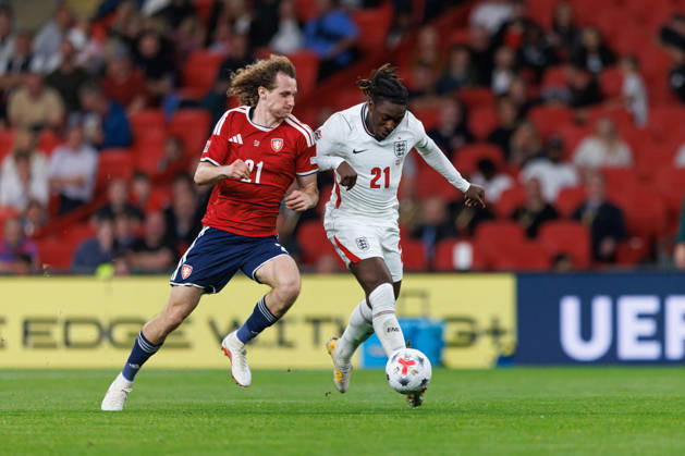 England v Czechia UEFA Nations League, Tuesday 6th October 2026: Eberechi Eze of England on the ball during the UEFA Nations League Group C Fixture between England and Czechia at Wembley Stadium, Wembley in London, England. (Photo by Alex Ferrelly Sports Press Photo) Copyright: xAlexxFerrelly SportsxPressxPhotox Sportspressphoto_SPR247729