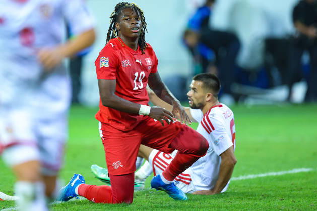 LUCERNE, SWITZERLAND - OCTOBER 06: Winsley Boteli Mokango (19, Switzerland) during the UEFA Nations League match between Switzerland and North Macedonia at thermoplan arena on October 6, 2026 in Lucerne, Switzerland. Copyright: xUrsxOttigerx xSPPx Sportspressphoto_SPR247766