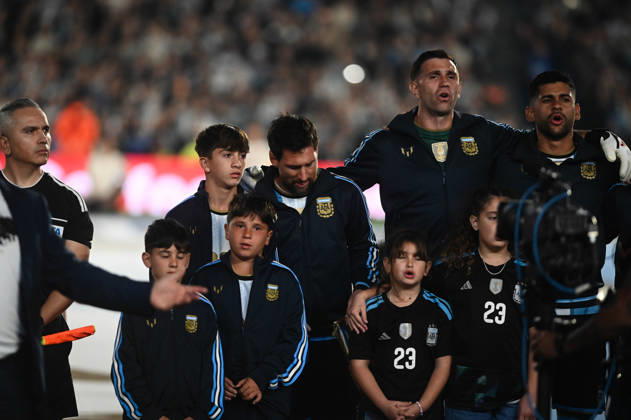 Argentina x Benin BUENOS AIRES, AR - 06.10.2026: ARGENTINA X BENIN - Lionel Messi during the International Friendly, Länderspiel, Nationalmannschaft match between Argentina and Benin on Tuesday, October 6, 2026, at the Estadio Monumental in Buenos Aires, Argentina. The match marks Messi& 39;s farewell to the Argentine national team, Nationalteam (Photo: Gabriel Sotelo Fotoarena) x3026055x GabrielxSotelo