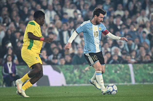 Argentina x Benin BUENOS AIRES, AR - 06.10.2026: ARGENTINA X BENIN - Lionel Messi during the International Friendly, Länderspiel, Nationalmannschaft match between Argentina and Benin on Tuesday, October 6, 2026, at the Estadio Monumental in Buenos Aires, Argentina. The match marks Messi& 39;s farewell to the Argentine national team, Nationalteam (Photo: Gabriel Sotelo Fotoarena) x3026057x GabrielxSotelo