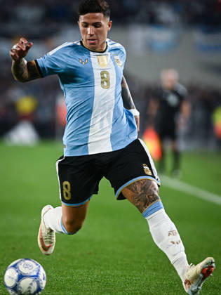 Argentina x Benin BUENOS AIRES, AR - 06.10.2026: ARGENTINA X BENIN - Enzo Fernandez of Argentina during the International Friendly, Länderspiel, Nationalmannschaft match between Argentina and Benin on Tuesday, October 6, 2026, at the Estadio Monumental in Buenos Aires, Argentina. The match marks Messi& 39;s farewell to the Argentine national team, Nationalteam (Photo: Gabriel Sotelo Fotoarena) x3026104x  GabrielxSotelo