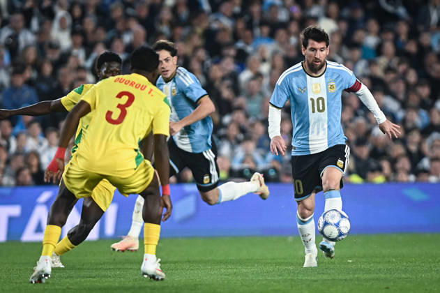 Argentina x Benin BUENOS AIRES, AR - 06.10.2026: ARGENTINA X BENIN - Lionel Messi during the International Friendly, Länderspiel, Nationalmannschaft match between Argentina and Benin on Tuesday, October 6, 2026, at the Estadio Monumental in Buenos Aires, Argentina. The match marks Messi& 39;s farewell to the Argentine national team, Nationalteam (Photo: Gabriel Sotelo Fotoarena) x3026118x  GabrielxSotelo