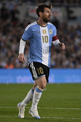 BUENOS AIRES, ARGENTINA - OCTOBER 06: Lionel Messi of Argentina national team, Nationalteam during the International Friendly, Länderspiel, Nationalmannschaft match between Argentina and Benin at Estadio Mas Monumental on October 06, 2026 in Buenos Aires, Argentina. Photo by SFSI Argentina National team v Benin Copyright: xSFSIx