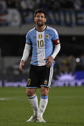 BUENOS AIRES, ARGENTINA - OCTOBER 06: Lionel Messi of Argentina national team, Nationalteam during the International Friendly, Länderspiel, Nationalmannschaft match between Argentina and Benin at Estadio Mas Monumental on October 06, 2026 in Buenos Aires, Argentina. Photo by SFSI Argentina National team v Benin Copyright: xSFSIx