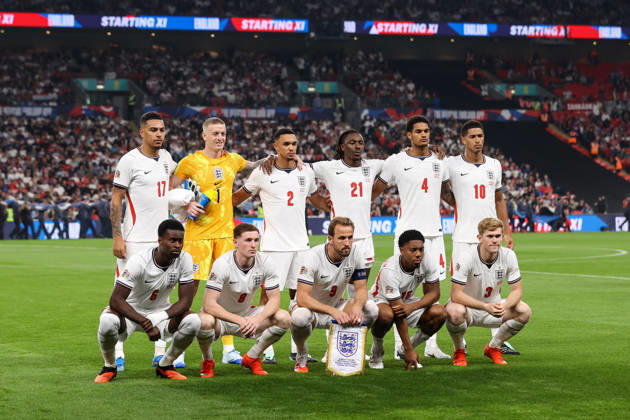 England v Czech Republic 06 October 2026, London - UEFA Nations League - England v Czech Republic - The England players pose for a team photo - Photo: Jacques Feeney Offside. London UK Copyright: xJacquesxFeeneyx xOffsidexOffside