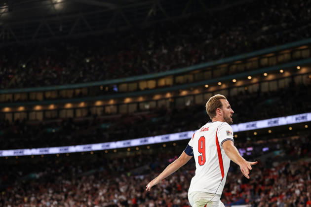 England v Czech Republic 06 October 2026, London - UEFA Nations League - England v Czech Republic - Harry Kane of England celebrates their third goal - Photo: Jacques Feeney Offside. London UK Copyright: xJacquesxFeeneyx xOffsidexOffside