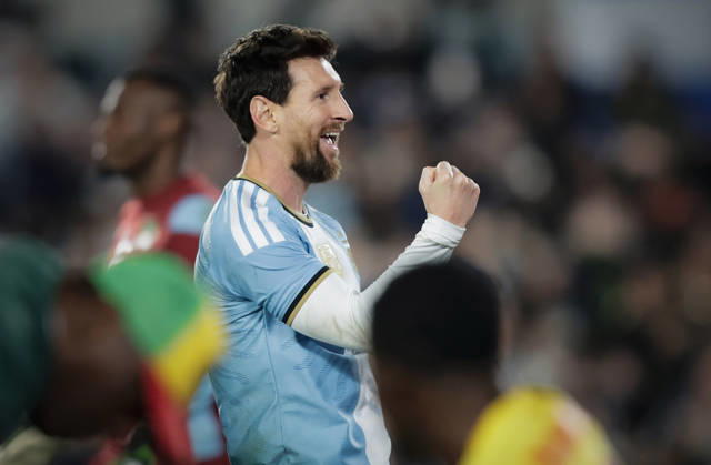 MESSI Argentina vs Benin.Segunda entrega Foto: FOTOBAIRES Ultimo partido de Lionel Messi en la Seleccion Argentina Copyright: xNICOLASxABOAFxNICOLASxABOAFx