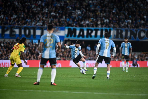 Argentina x Benin BUENOS AIRES, AR - 06.10.2026: ARGENTINA X BENIN - during the International Friendly, Länderspiel, Nationalmannschaft match between Argentina and Benin on Tuesday, October 6, 2026, at the Estadio Monumental in Buenos Aires, Argentina. The match marks Messi& 39;s farewell to the Argentine national team, Nationalteam (Photo: Gabriel Sotelo Fotoarena) x3026137x  GabrielxSotelo