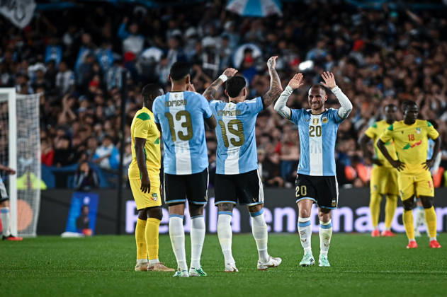 Argentina x Benin BUENOS AIRES, AR - 06.10.2026: ARGENTINA X BENIN - during the International Friendly, Länderspiel, Nationalmannschaft match between Argentina and Benin on Tuesday, October 6, 2026, at the Estadio Monumental in Buenos Aires, Argentina. The match marks Messi& 39;s farewell to the Argentine national team, Nationalteam (Photo: Gabriel Sotelo Fotoarena) x3026139x  GabrielxSotelo