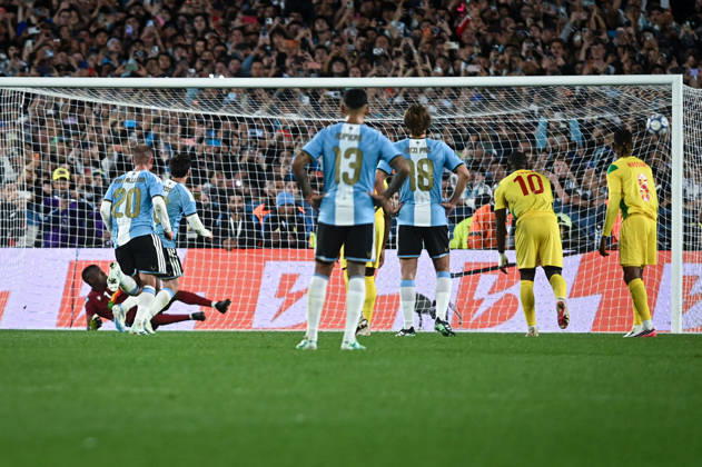 Argentina x Benin BUENOS AIRES, AR - 06.10.2026: ARGENTINA X BENIN - during the International Friendly, Länderspiel, Nationalmannschaft match between Argentina and Benin on Tuesday, October 6, 2026, at the Estadio Monumental in Buenos Aires, Argentina. The match marks Messi& 39;s farewell to the Argentine national team, Nationalteam (Photo: Gabriel Sotelo Fotoarena) x3026166x  GabrielxSotelo