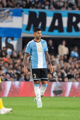 BUENOS AIRES, ARGENTINA - OCTOBER 06: Cristian Romero of Argentina looks on during the International Friendly, Länderspiel, Nationalmannschaft football match between Argentina and Benin at Estadio Monumental Antonio V. Liberti on October 06, 2026 in Buenos Aires, Argentina. (Photo by Richard Callis Sports Press Photo) Copyright: xRichardxCallis SportsxPressxPhotox Sportspressphoto_SPR247866