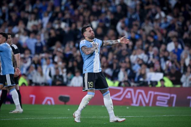 October 6, 2026, Buenos Aires, Buenos Aires, Argentina: Nicolas Otamendi of Argentina seen during the match between Argentina and Benin International Friendly, Länderspiel, Nationalmannschaft match, The last match of Messi with Argentina national team, Nationalteam Final score: Argentina 3 - 0 Benin Buenos Aires Argentina - ZUMAs197 20261006_aaa_s197_232 Copyright: xRobertoxxTuerox