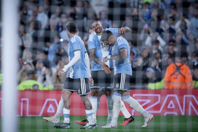 October 6, 2026, Buenos Aires, Buenos Aires, Argentina: Nicolas Otamendi of Argentina and his teammates celebrates his goal during the match between Argentina and Benin International Friendly, Länderspiel, Nationalmannschaft match, The last match of Messi with Argentina national team, Nationalteam Final score: Argentina 3 - 0 Benin Buenos Aires Argentina - ZUMAs197 20261006_aaa_s197_241 Copyright: xRobertoxxTuerox